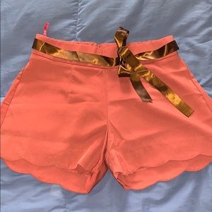 Pink shorts
